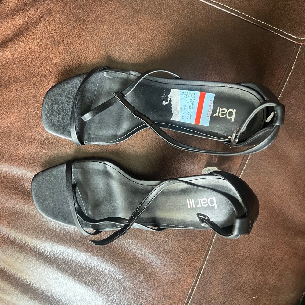 Bar III Black Heels